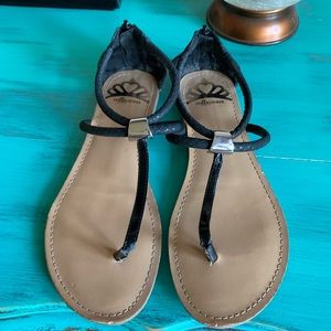 Fergalicious Snakeskin Sandal Size 9